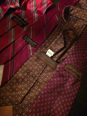 1Vintage Dior & 2 Vintage Talbott 1 Chaps Tie